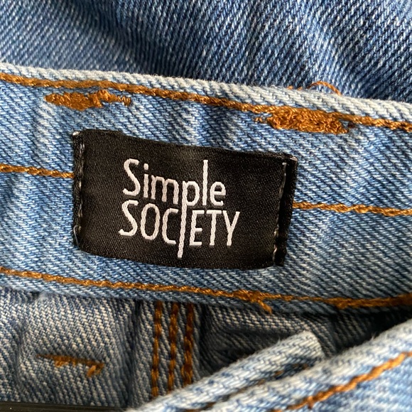 Simple society high rise shorts High Waisted Carpenter Shorts - Picture 6 of 9